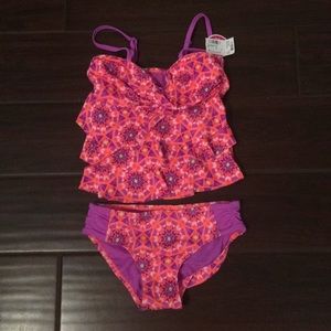 Justice Sz 10 bikini tankini nwt new girls